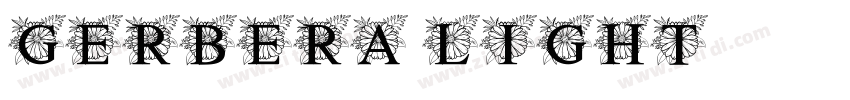 Gerbera Light字体转换